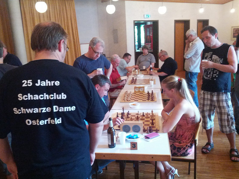 25 Jahre Schachclub Schwarze Dame Osterfeld 1988 - Foto: Arnold H. Bensch
