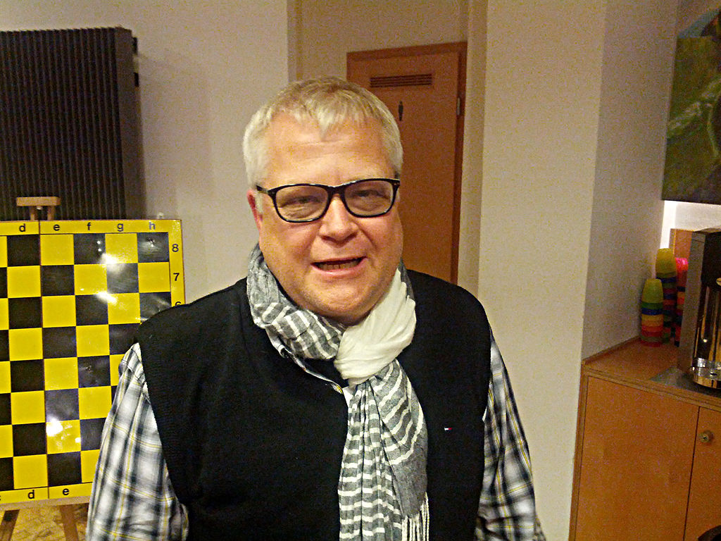 Stadtmeisterschaft von Oberhausen in Blitzschach 2013: Meister zum dritten Mal in Folge: Bernd Laudage vom Schachclub Schwarze Dame Osterfeld.